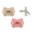 Suavinex, Pack 3 Chupetes Todo Silicona, para Bebés 6/18 Meses, con Tetina Fisiológica Sx Pro, Súper Blandito y Flexible, Ideal para Dormir, Respeta el Desarrollo Bucodental, Rosa, Verde, Beige